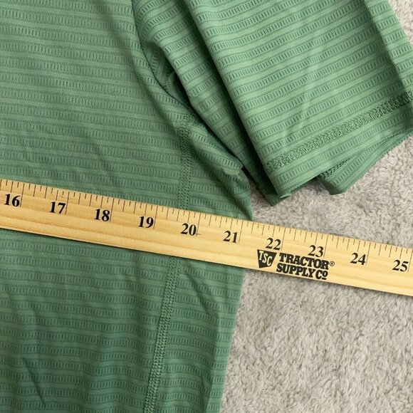 NWOT Soybu Men's M Green Striped Short Sleeve Active T-Shirt - Picture 5 of 8